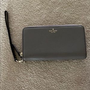 Kate spade grey wallet